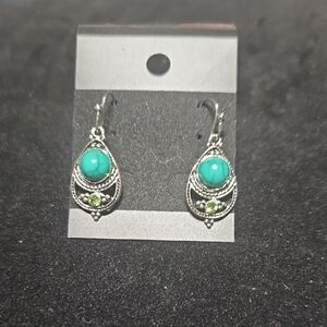 Silver and Turquoise Earrings